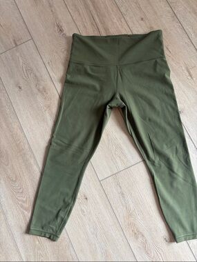 Athleta petite High-Waist Olive Green Leggings